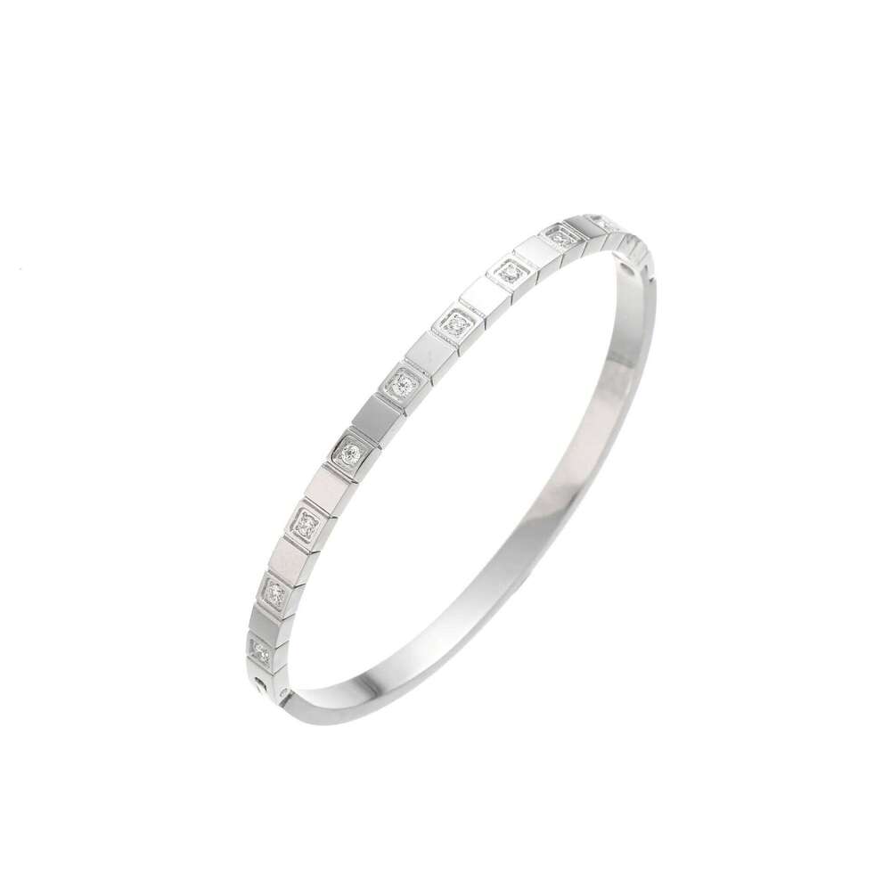 ZAKOL Inlaid Square Small Colored Zircon Stainless Steel Bangle Bracelet for Women Luxury Gold Plated Wedding Party Jewelry