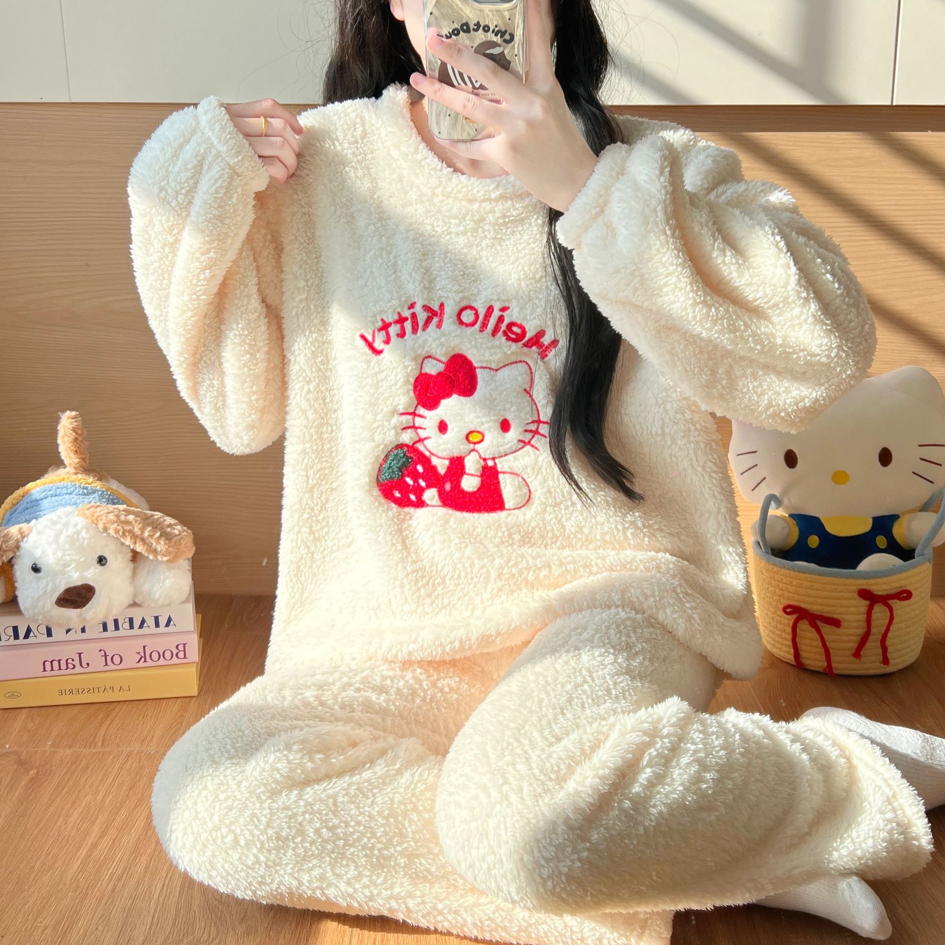 B1274-Chic Feminine Two-Piece Ensemble Featuring Lightweight Sweater & Stretch Denim