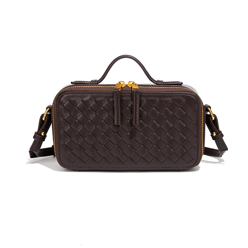 Luxury Brand Fashion Bag Original Niche Design Classic Lunch Box Bag Woven Bag Women Mini Crossbody Bag Handbag Box Bag Tofu Bag