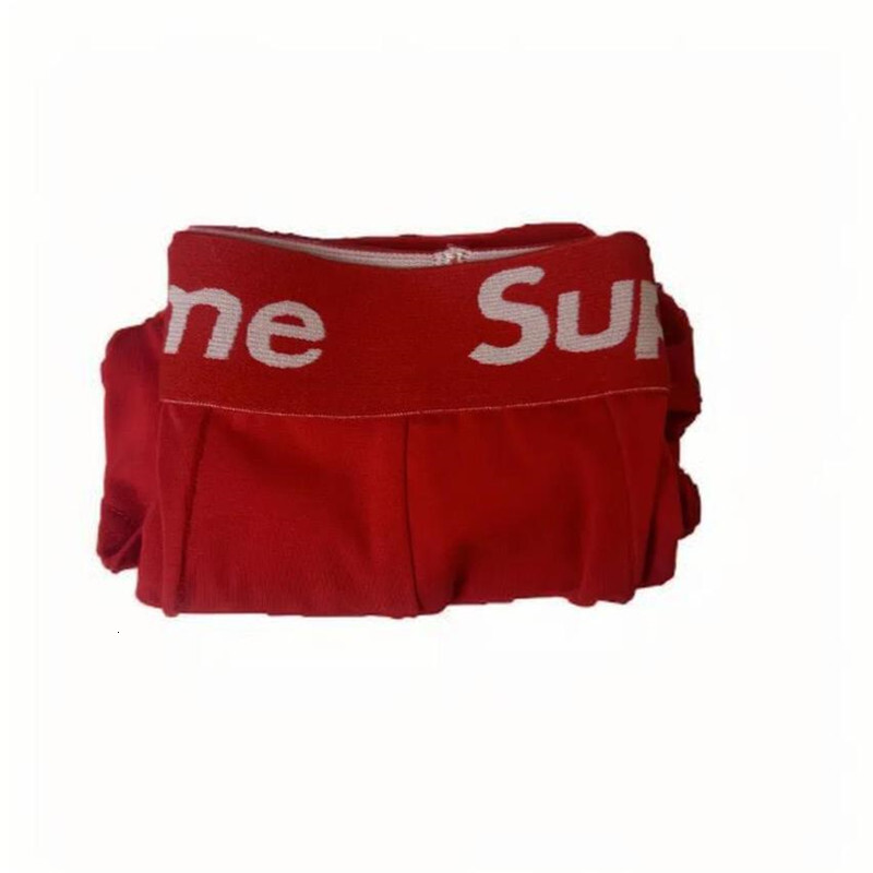 Supremelys Underpants Mens Surpreme Underwear Boxers Designer Supre Underwear Shorts Luxury Brand Breathable Cotton Sexy Casual Underpants Briefs Boxer 4 Pieces