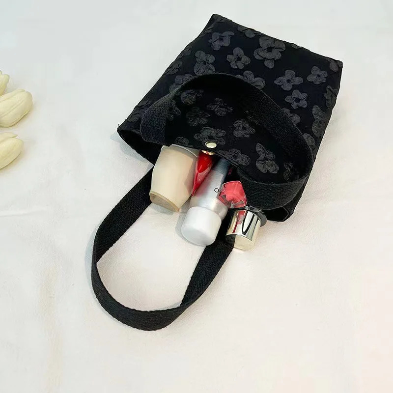 Pouches Bag Shoulder Tote Womens Cosmetic Bag Shopper Lunch Bags for Womens Canvas Cosmetic Organizer Pink Cute 251225