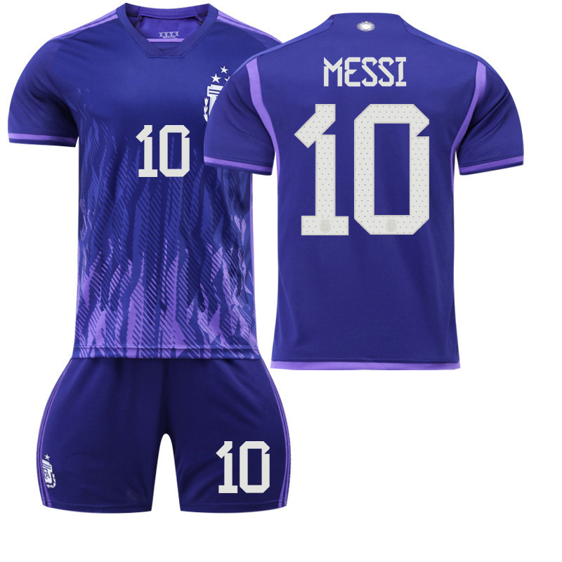 Roland Tiger World Cup Argentina No. 10 Messi Jersey Brazil Neymar France Mbappe Portugal Ronaldo Jersey