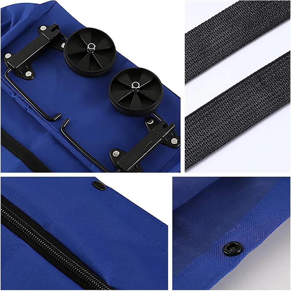 Small Pull Cart Folding Shopping Bag Shopping Buy Food Trolley Bag on Wheels Bag Buy Vegetables Shopping Organizer Portable Bag 251225