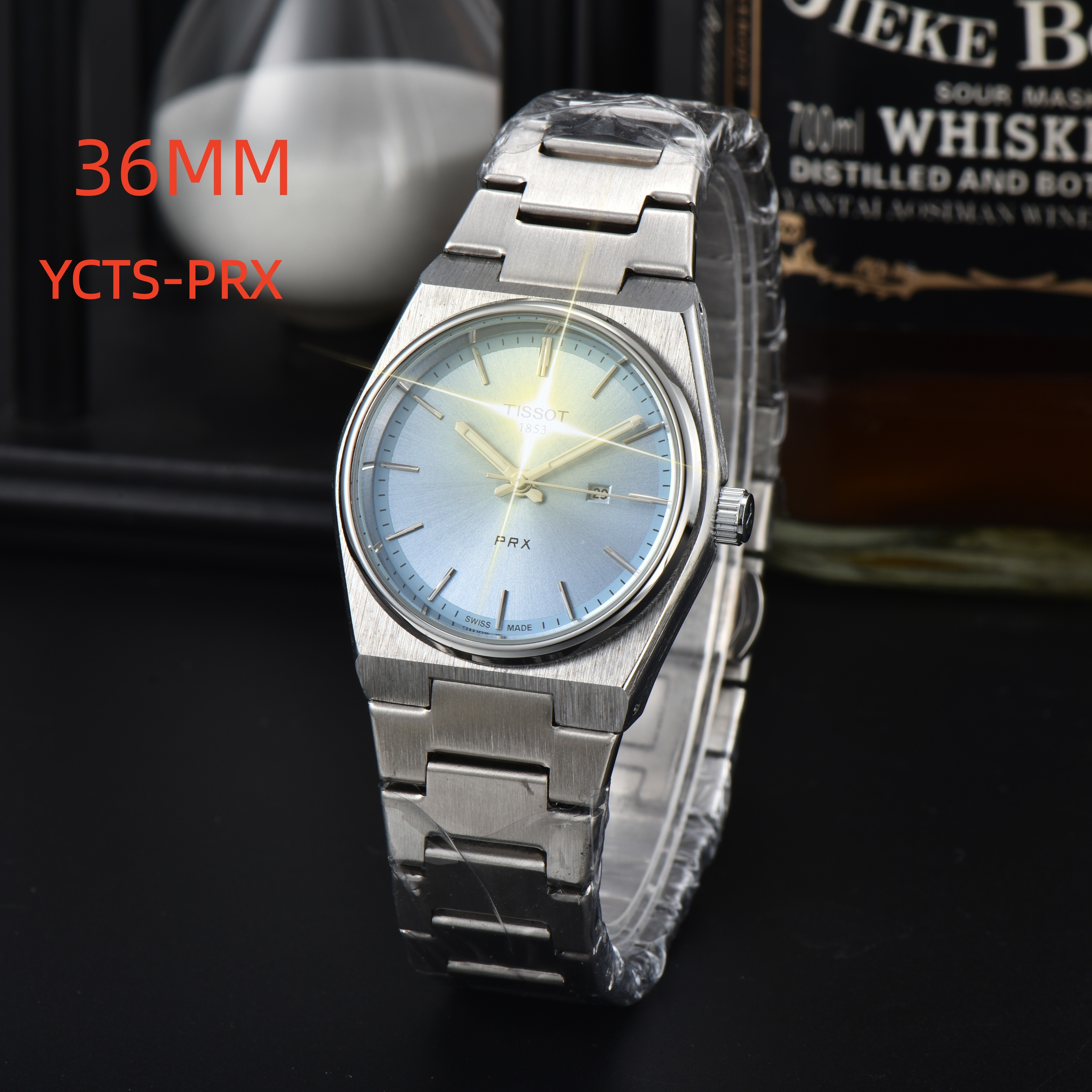 2026 Mens PRX Tissity watch designer luxury quartz movement watches high qualit rose gold size stainless steel strap sapphire Orologio PRX Wristwatches 140