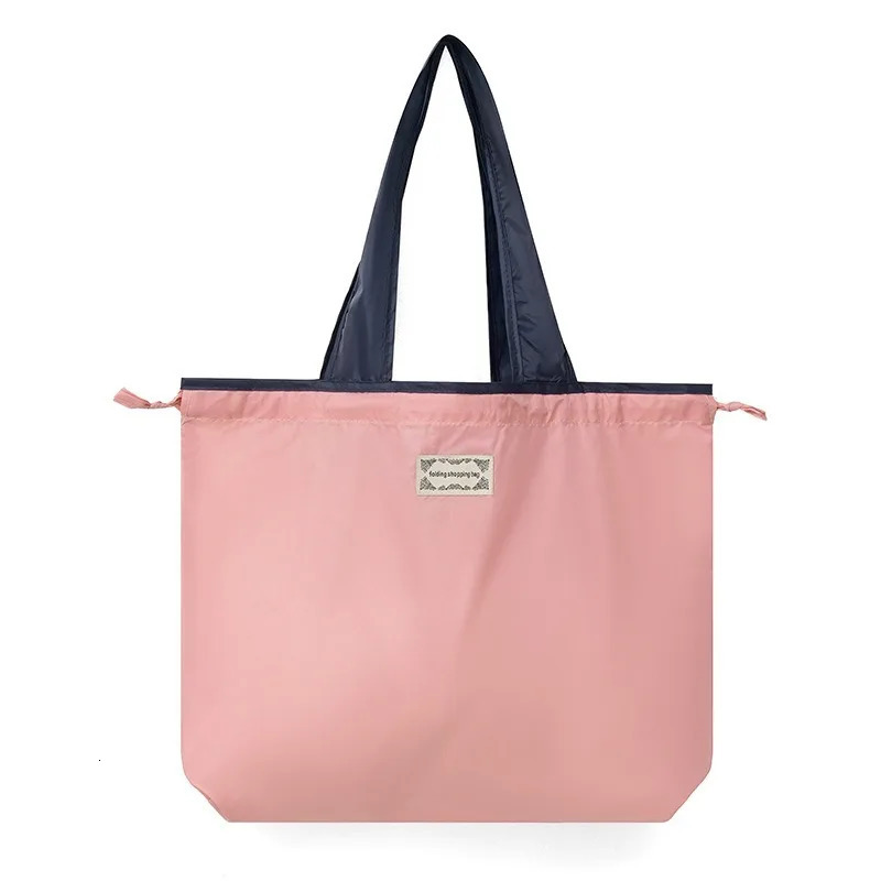 1/2pcs Foldable Drawstring Storage Bag Portable Shopping Bag Drawstring Tote Bag Home Storage Bag 251225