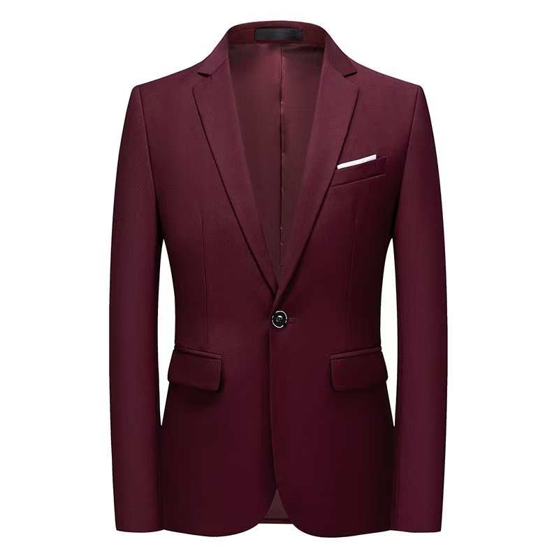 T2796 Men's Slim Fit British Style Suit