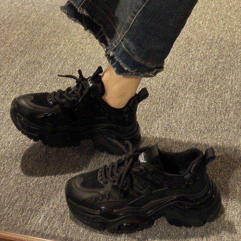 2025 Designer Fashion Women's Thick soled Height Increasing Sneakers, Casual Running Shoes