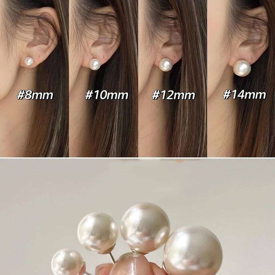 ZAKOL Fresh Rose Stud with Imitation Pearl Sweet Pink Tulip Earrings Exquisite New Accessories for Women Trendy Jewelry