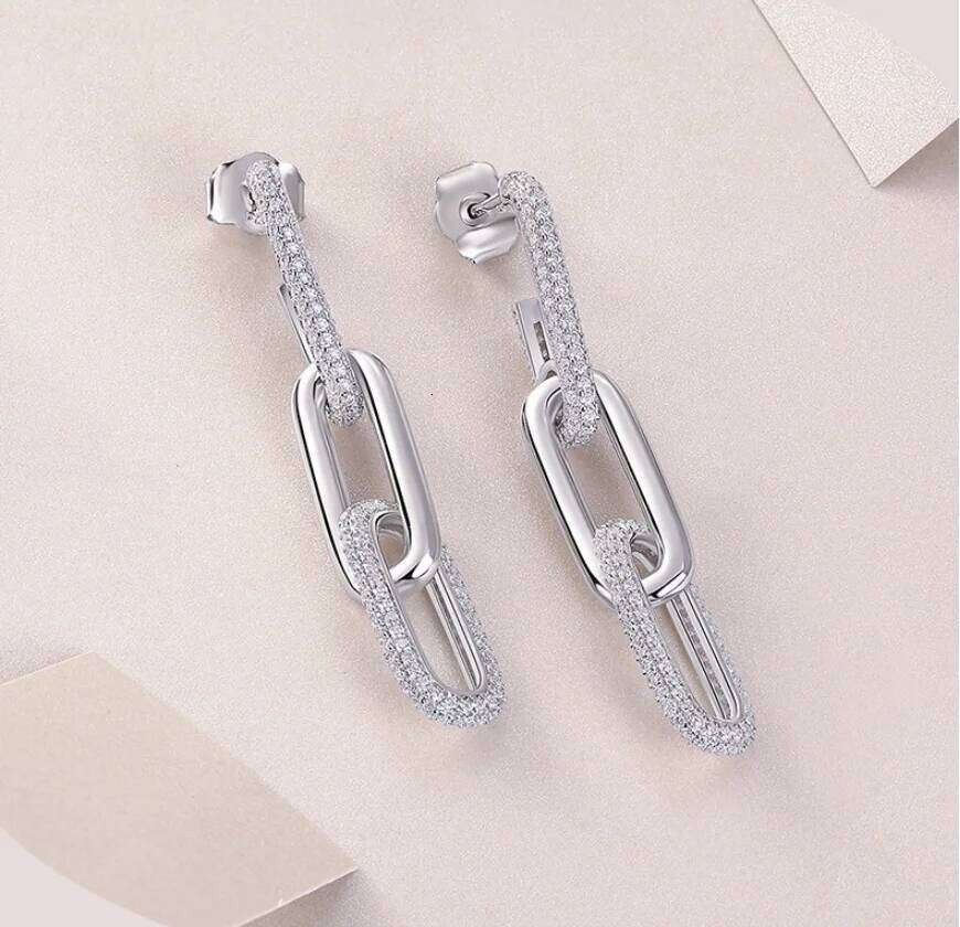 Real D Color Moissanite Diamond GRA Certified 925 Sterling Silver Sparkling Smile Stud Earrings for Women Jewelry Gift 048