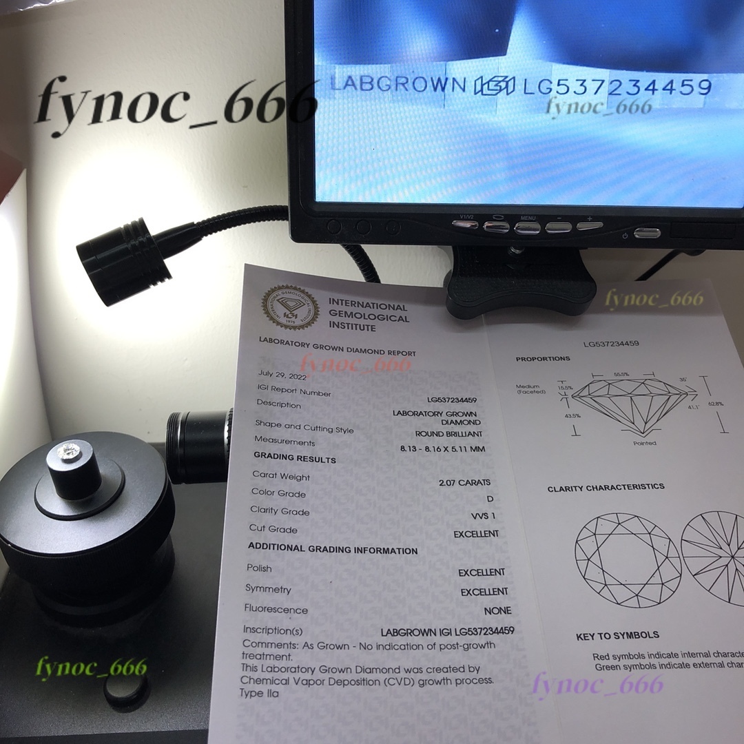 Cheap Price IGI GRA Certificate 0.5ct 1ct 1.5ct 2ct 3ct Wholesale Lab Created Diamond Moissanite HPHT CVD Lab Grown Diamond Moissanite