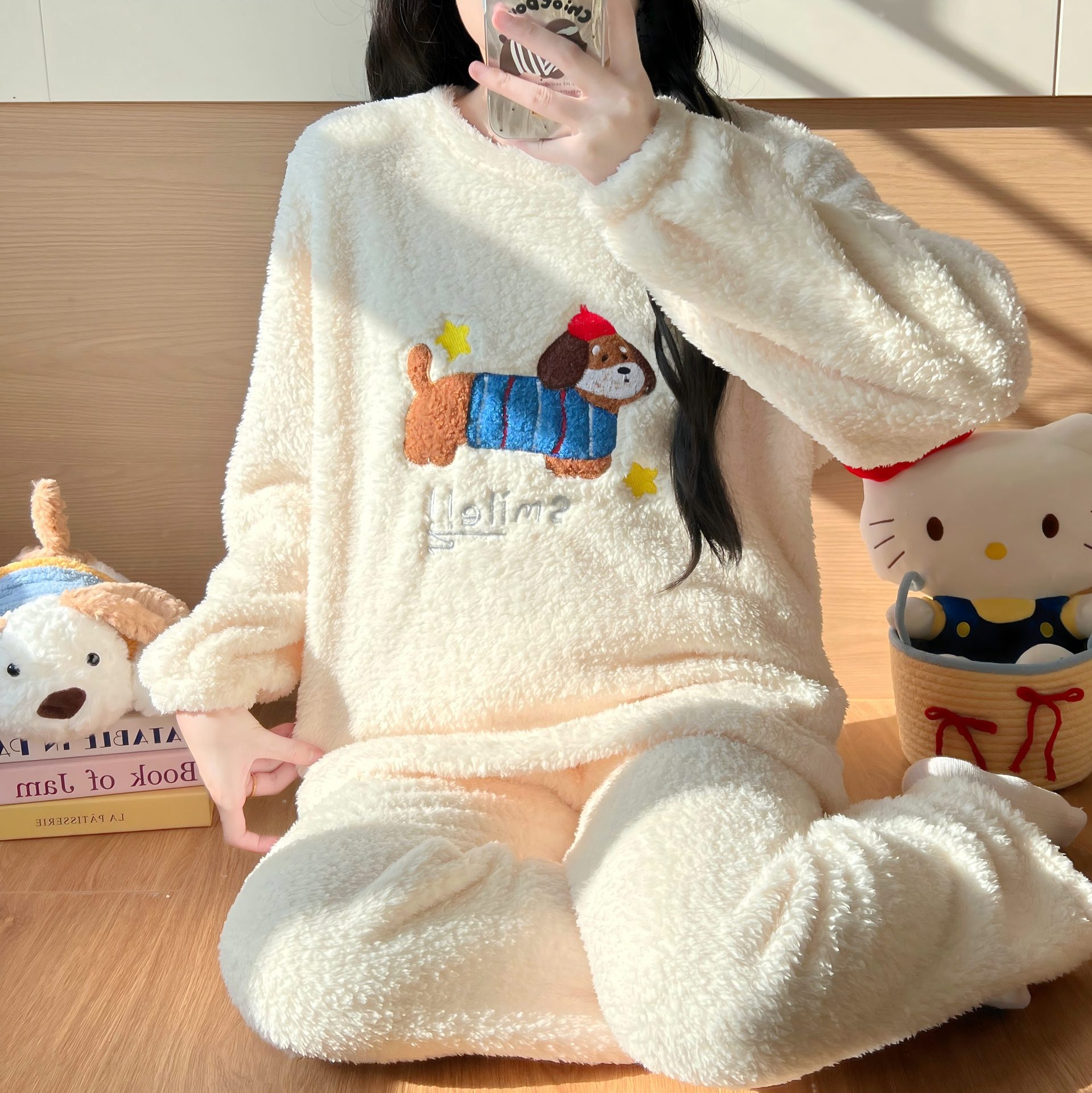 B1274-Chic Feminine Two-Piece Ensemble Featuring Lightweight Sweater & Stretch Denim