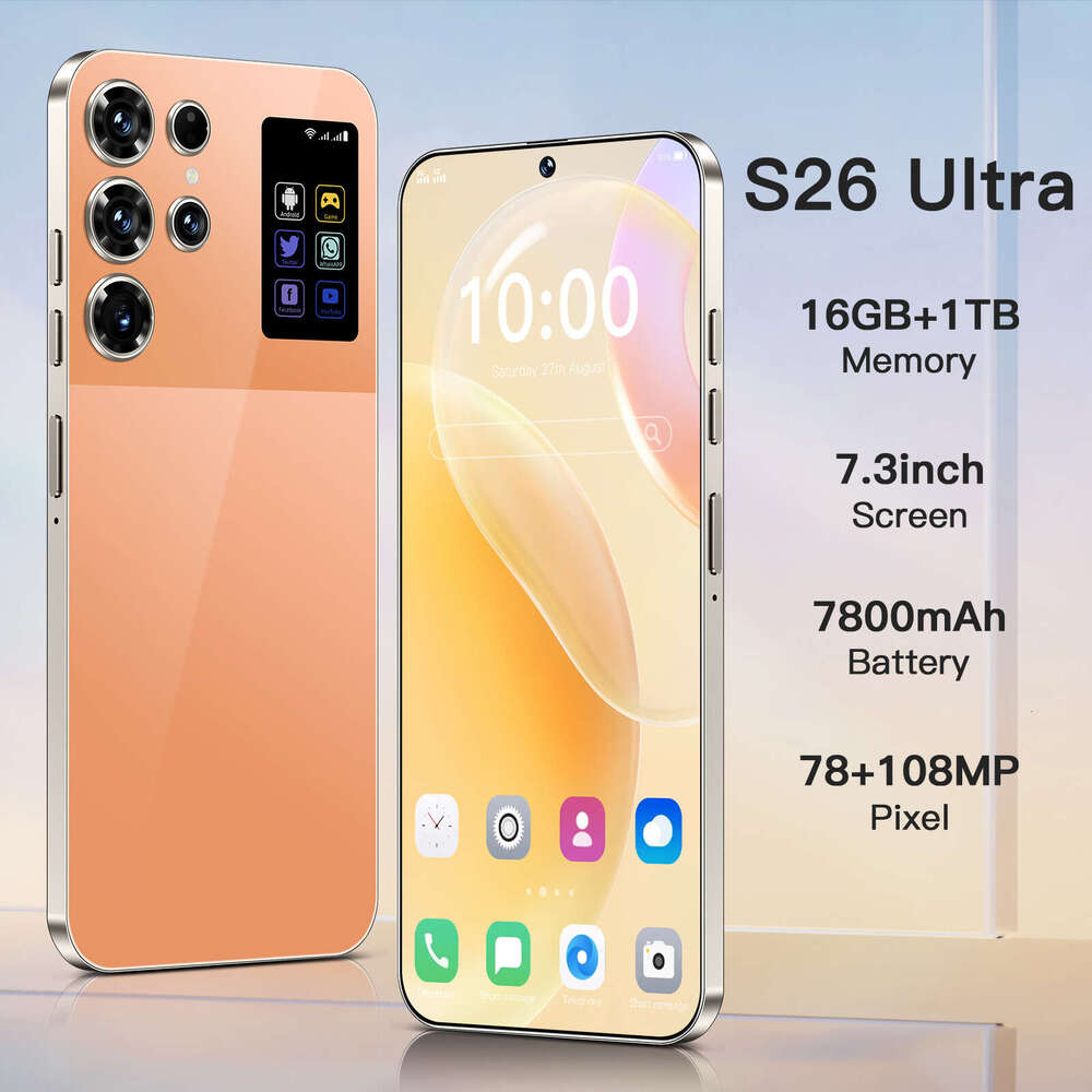 Famous Brand Cross Border Exclusive Smartphone S Ultra HD Large Screen T In Stock Android Phone Source Factory CKS