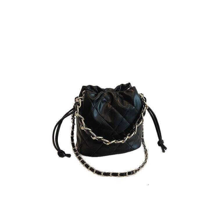 Fashion For Women New High End Chain Quilted Bucket Style Versatile Crossbody Bag Simple High Quality Luxury Bag LEMON KOKO