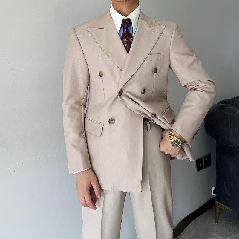 T2789 Men's Slim Fit British Style Suit