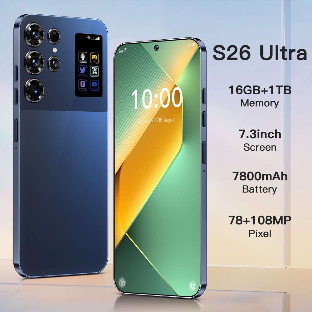 Famous Brand Cross Border Exclusive Smartphone S Ultra HD Large Screen T In Stock Android Phone Source Factory CKS