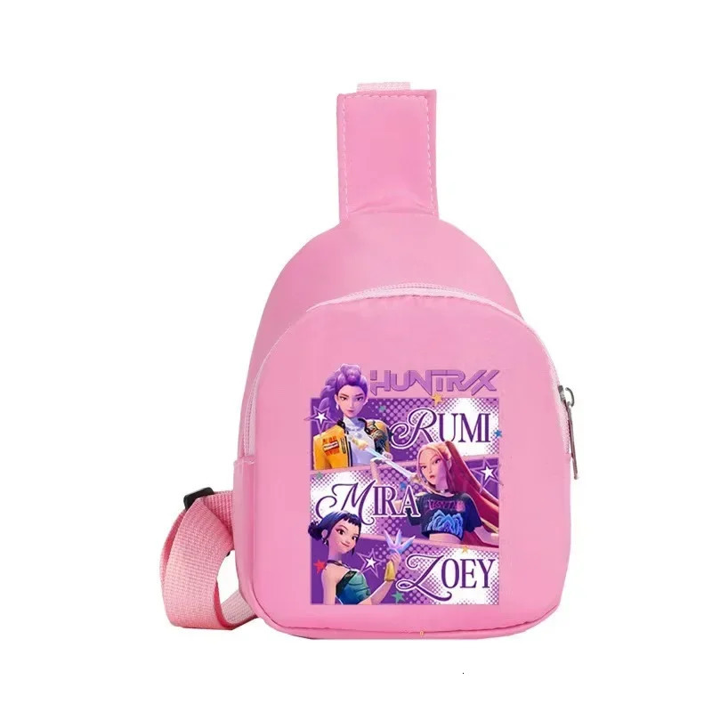 2026 Children Gifts Arrival Exclusive K-Pop Demon Hunters Kids Chest Bag - Cute Mini Messenger Shoulder Bag 251218