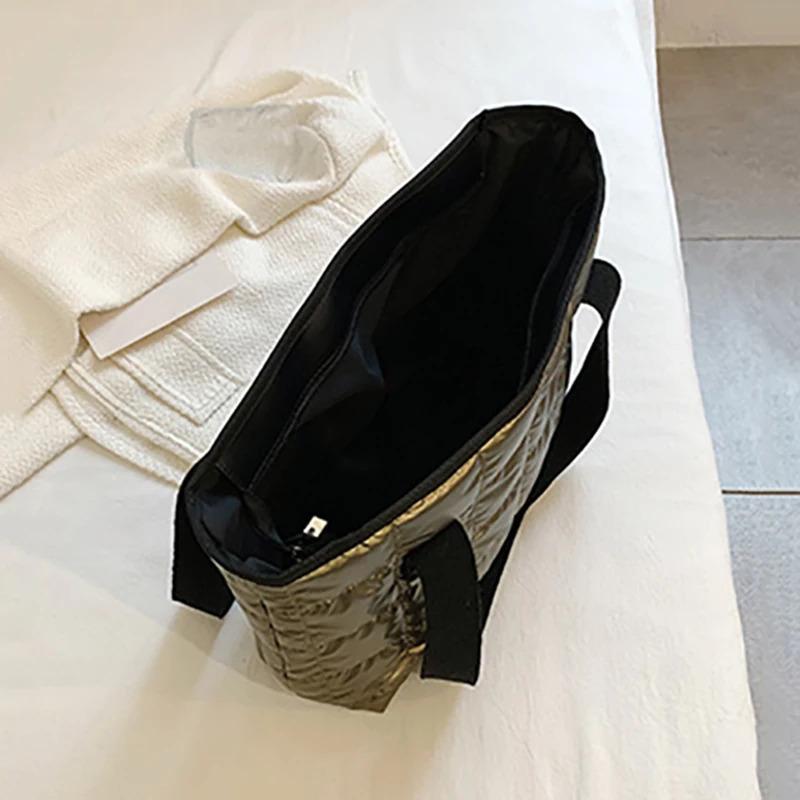 Casual Large Capacity Shoulder Bags For Women Space Cotton Handbag Fashion Winter Daily Use Bag bolsa feminina251222