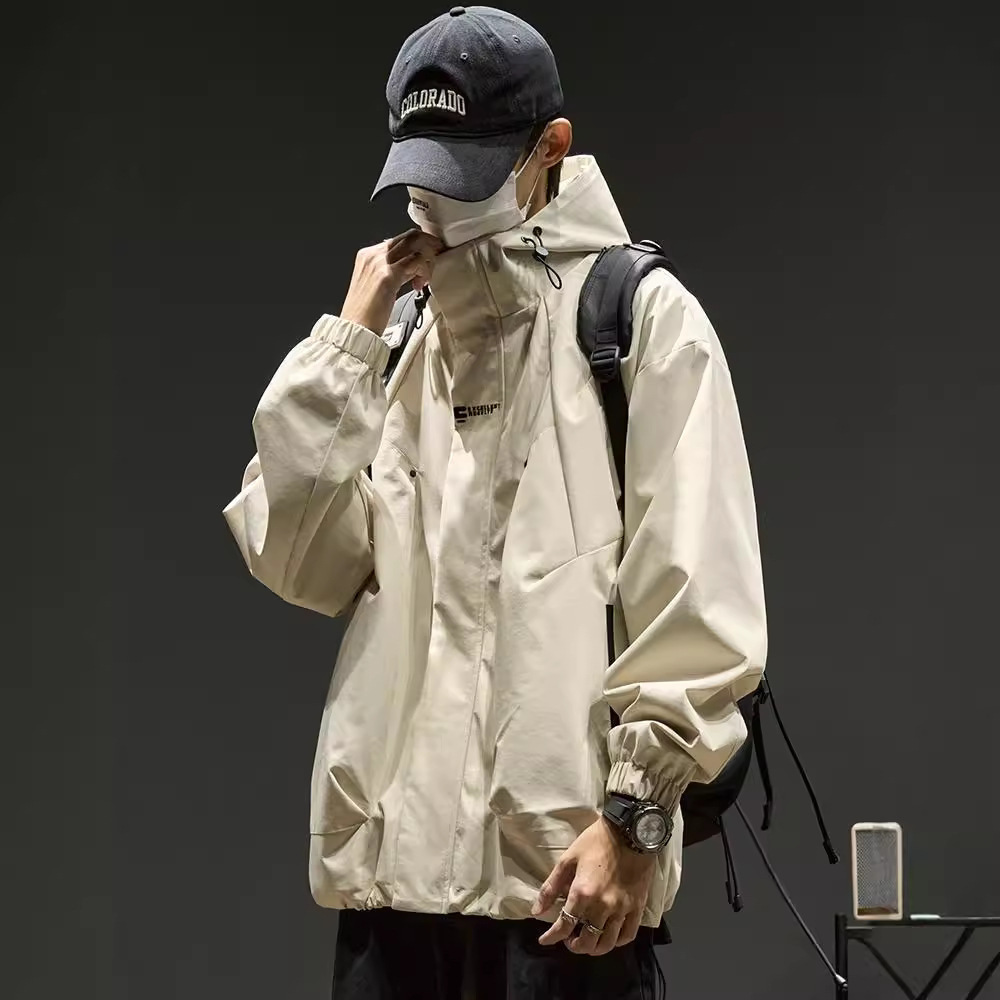 Roland Tiger 2024 New Men's Outdoor Jacket Spring Autumn Trendy Brand Men's Autumn Jacket Men's Autumn Winter Outdoor Hiking Jacket