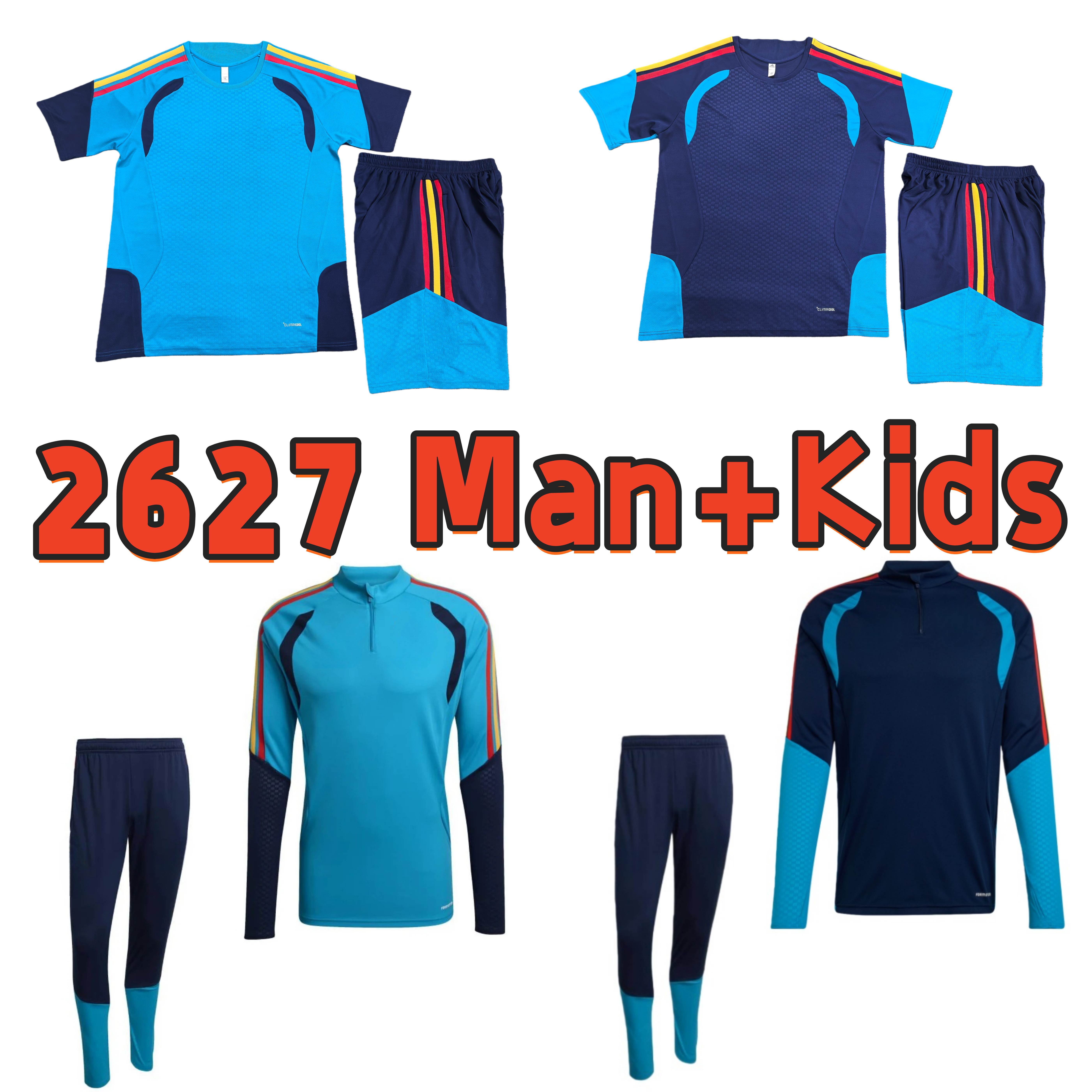 2026 27 Spain tracksuit soccer PEDRI FERRAN MORATA A.INIESTA PEDRI Espana Camiseta world training suit Cup ALCACER SERGIO men kids uniformes jacket survetement