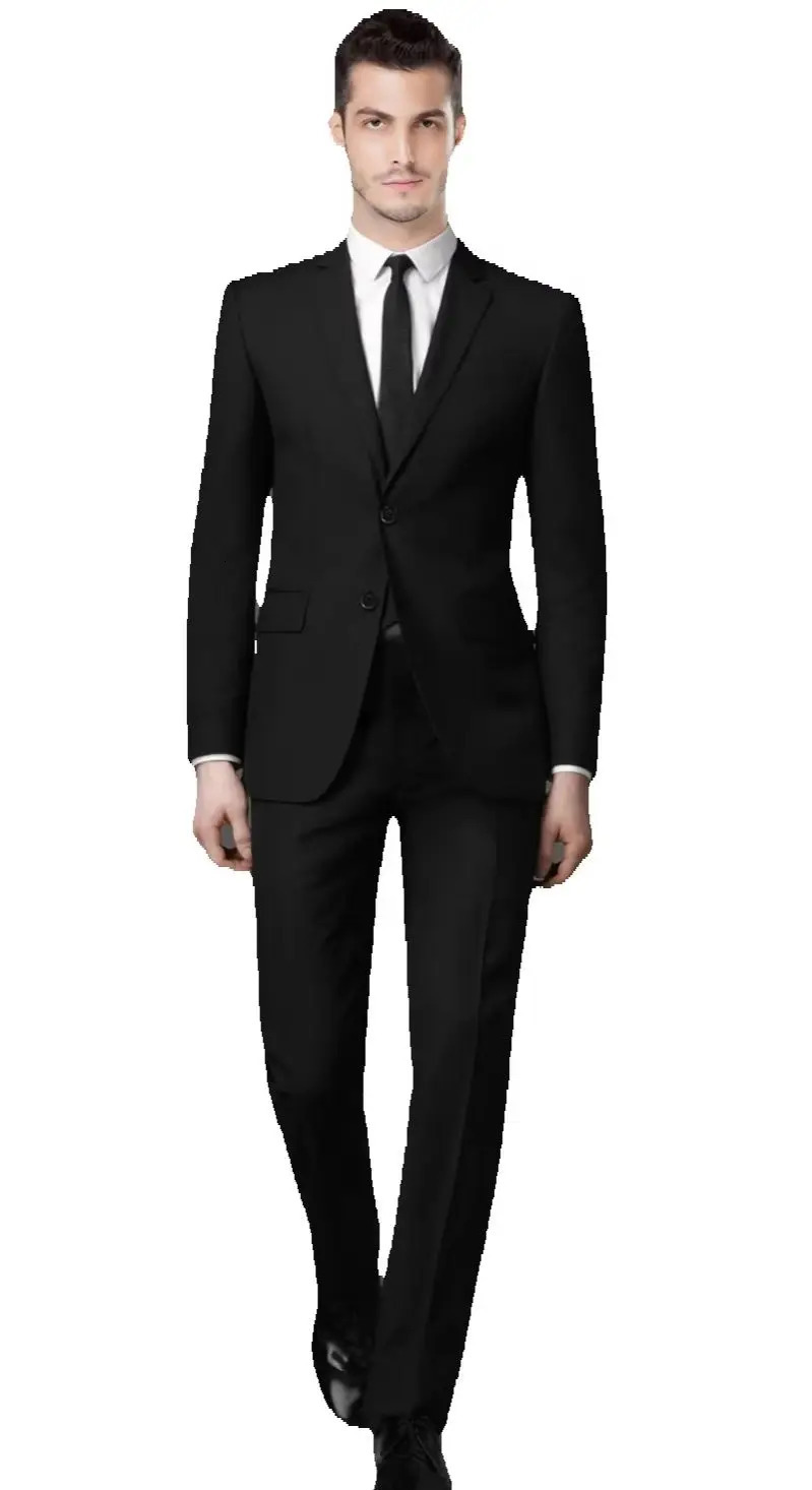 2025 Wedding Groom Suit for Men/Slim Fit 2-PieceBlazerpantsBreathable Groom AttireFree Tie Man Party Prom Ropa Hombre 251217