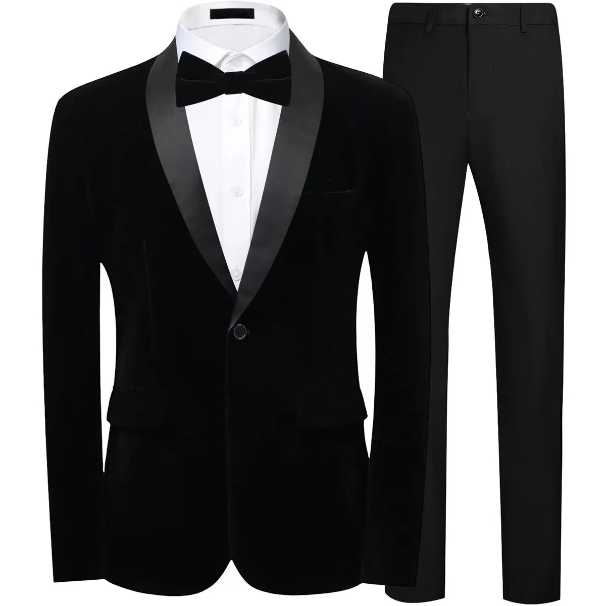 T2791 Men's Slim Fit British Style Suit