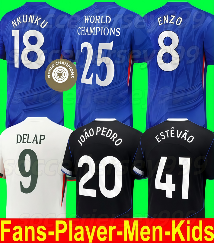 chelase jersey 25 26 Cole Palmer Jadon Sancho Enzo Fernandez jersey Marc Cucurella Mykhailo Mudryk Caicedo kit kids Chelse Football Shirt cfc jersey chelses jersey