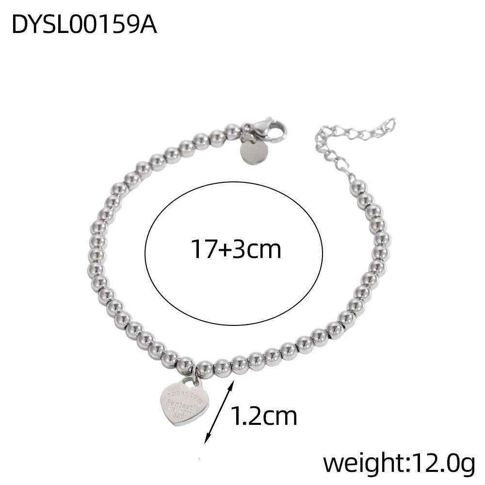 CARLIDANA Stackable Silver Color Stainless Steel Square Tennis Bracelet Women Pearl Zircon Colorful Heart Tennis Bracelet 251223