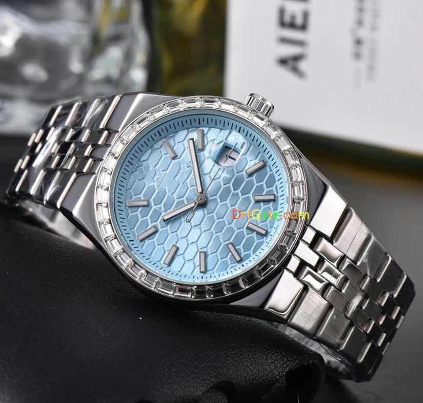 RoIex Mens Watch AAA High Quality 41mm LAND-DWELLER Automatic Mechanical Movement Stainless Steel President sapphire diamond ring clock watch gifts