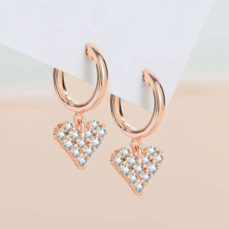 D Color Moissanite Stud Earrings Round Cut Lab Created Diamond 925 Sterling Silver Bridal Jewelry For Women Gifts c5b