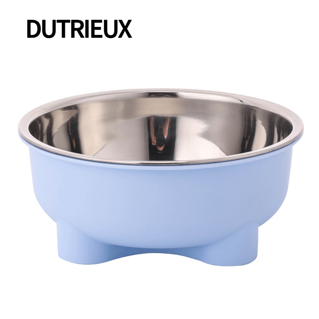 H2020 Non-slip stainless steel pet bowl, large capacity, deep mouth design, removable and washable, suitable for both cats and dogs.