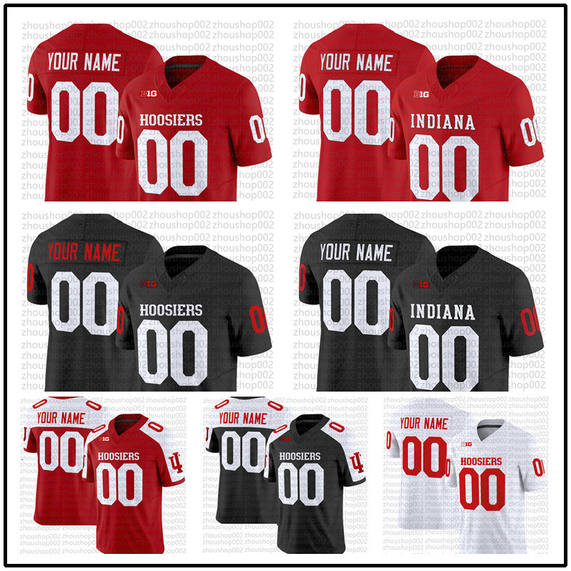 Custon New Indiana Hoosiers New Football Jersey 9 Kurtis Rourke Elijah Sarratt Aiden Fisher Jackson Mendoza Lawton Omar Cooper Jr Hemby Men Youth Women Jerseys