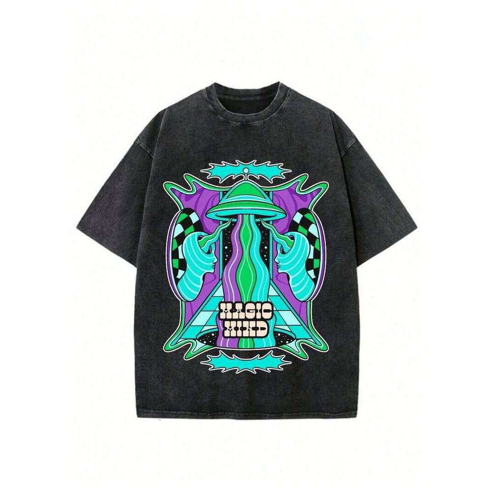 Women Pullover Hoodie Printed Sweatshirt Alien Unidentified Flying Object Magic