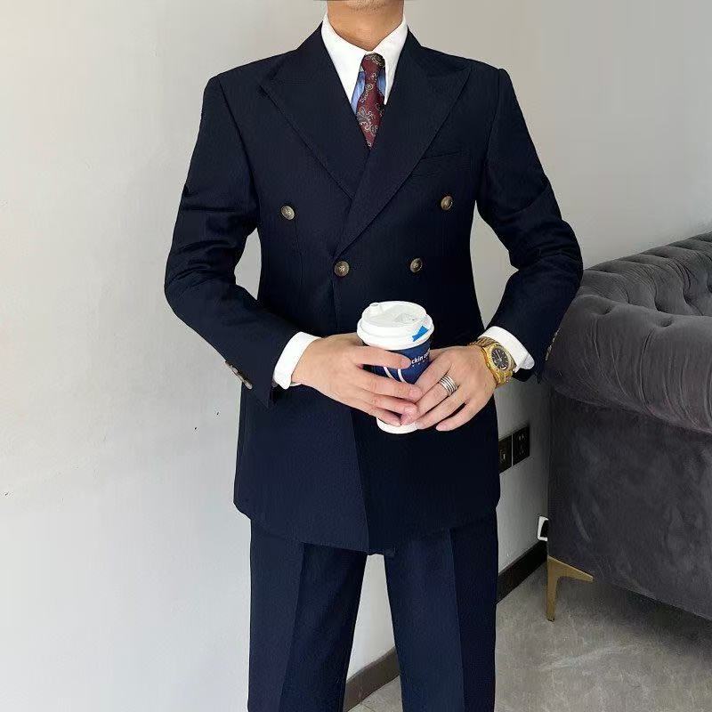 T2793 Men's Slim Fit British Style Suit