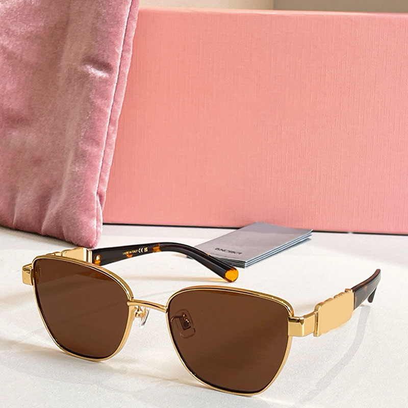 Fashion Womens Sunglasses SMUB21S Metal Butterfly Frame Design Blocks Strong Light Outdoor Party Casual Style Special Box