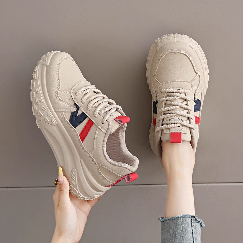 2025 Designer Fashion Genuine Leather Women's Sports Shoes Soft soled Comfortable Lightweight Casual Shoes