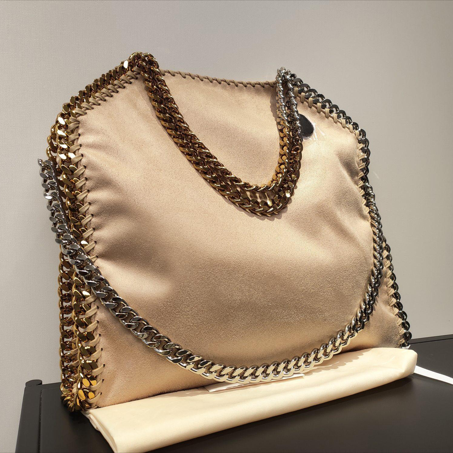 women bag falabella 15cm 18cm 25cm 37cm peace love falabella bag Designer Woman Shoulder Bag Metal Chain Lady Handbag Crossbody Bag Tote Bag