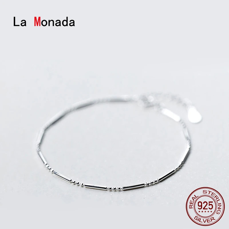 La Monada Fine Silver 925 Jewelry Bracelet Female Woman Small Bead Minimalist Bracelets For Women Silver 925 Sterling 251223
