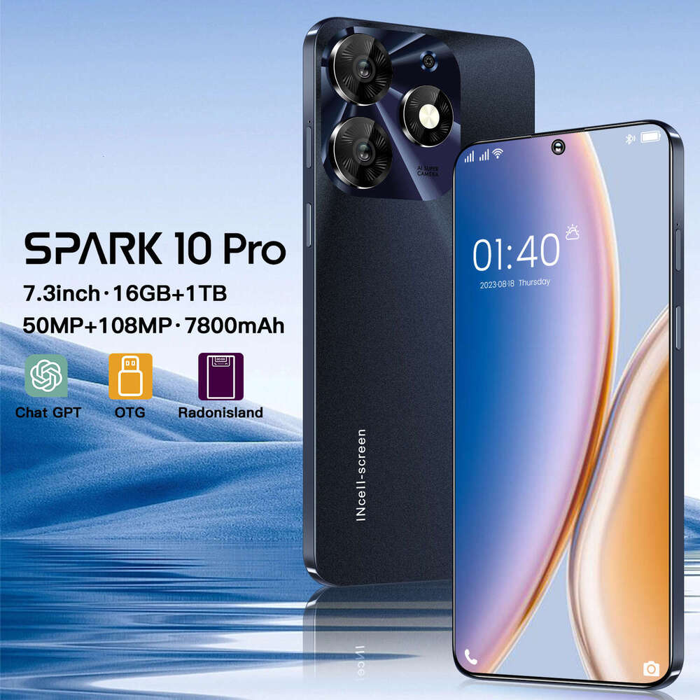 Famous Brand Cross Border New Spark Pro Inch Foreign Trade T Android Smart G Phone Factory CKS