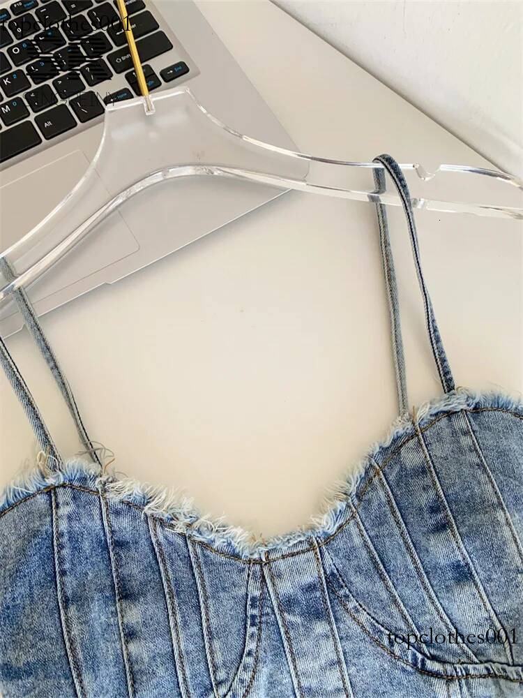 SINGREINY Irregular Casual Denim Women Elastic 2026 Summer Sling Lingerie Tops Raw Hem Simple Style Clean Girl Ins Camisole
