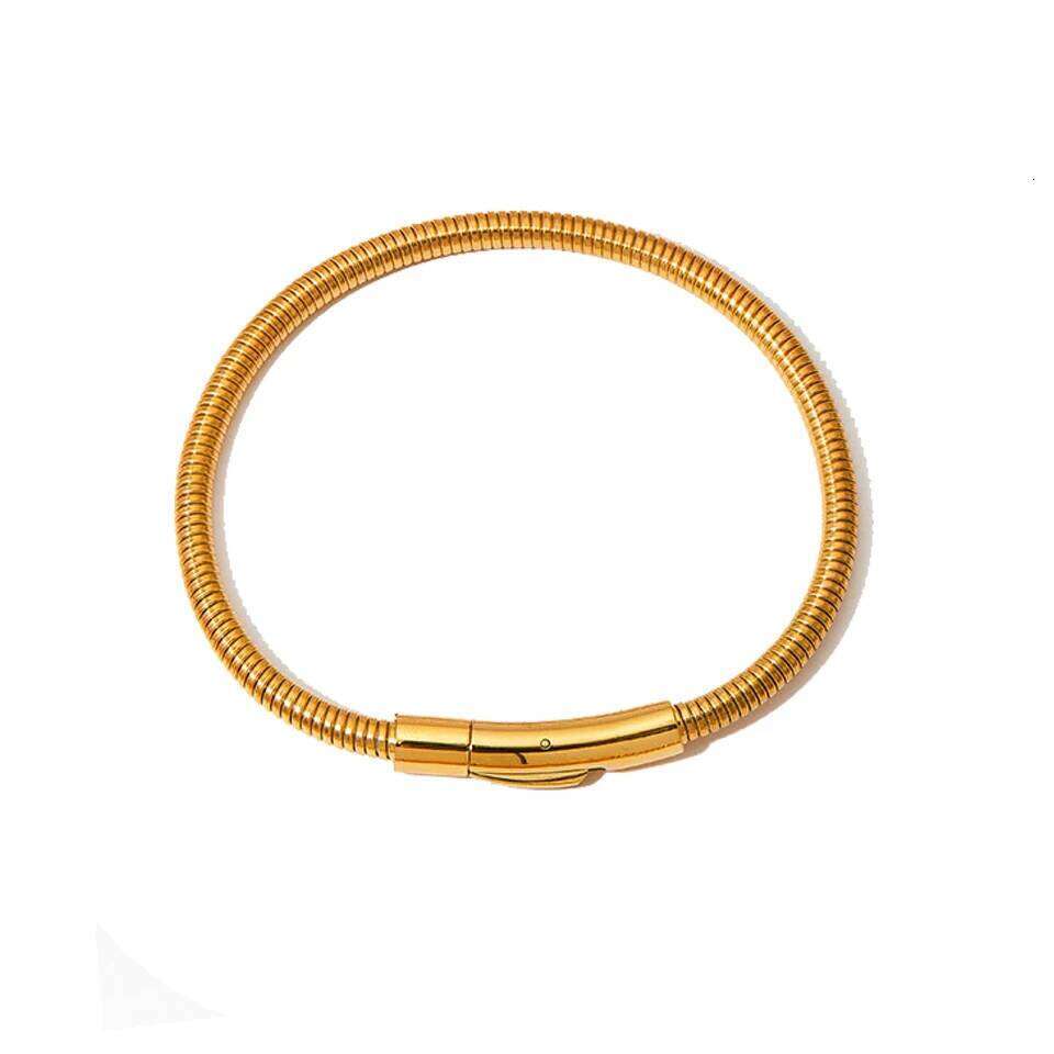 ZAKOL Simple Waterproof Stainless Steel Snake Chain Bracelets for Women Men Fashion Trendy Daily Jewelry Accessories Gift