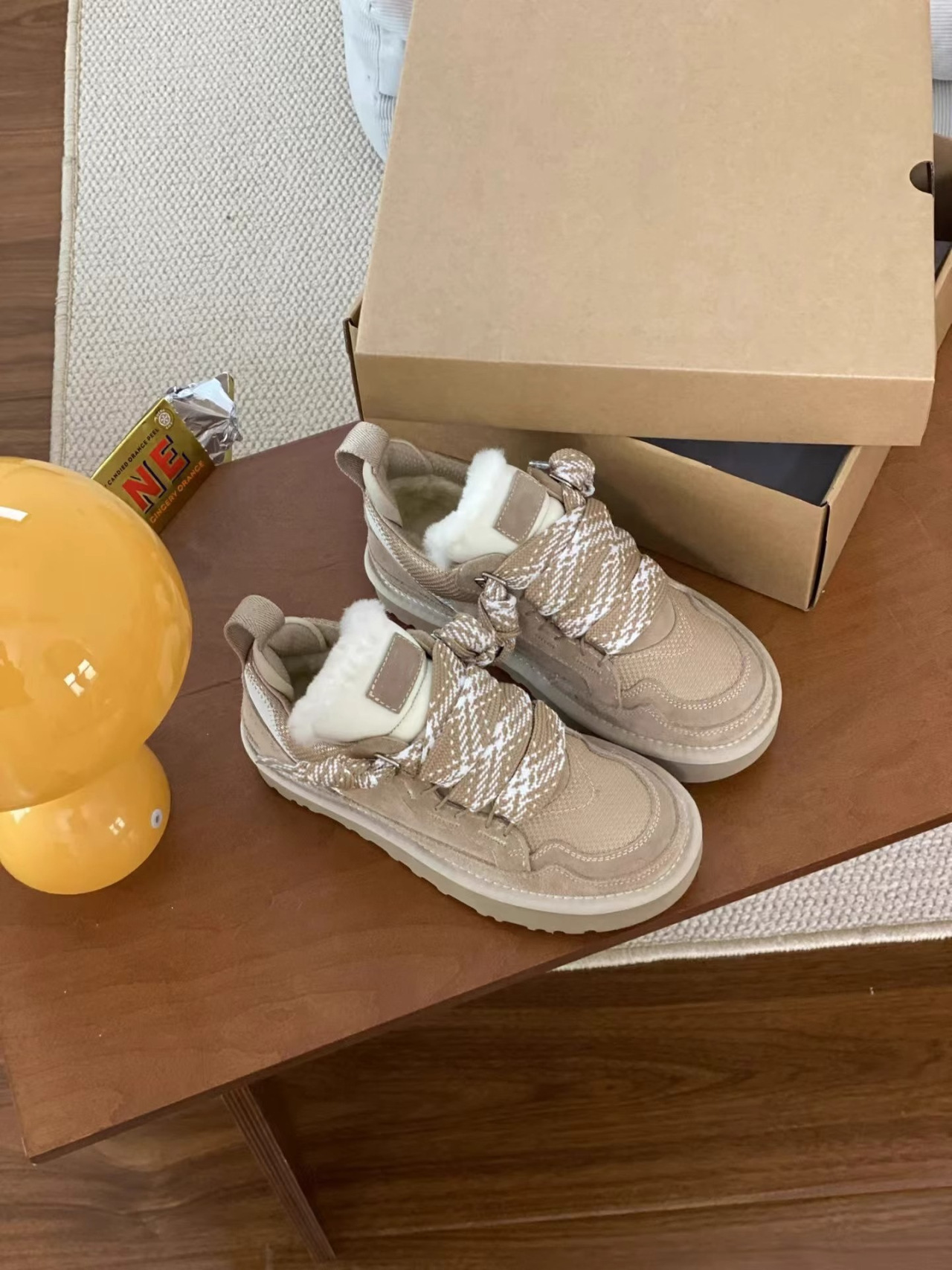 2026 new winter snow boots for couples wool lace up anti slip keep warm sports outdoor casual mens womans cotton shoes