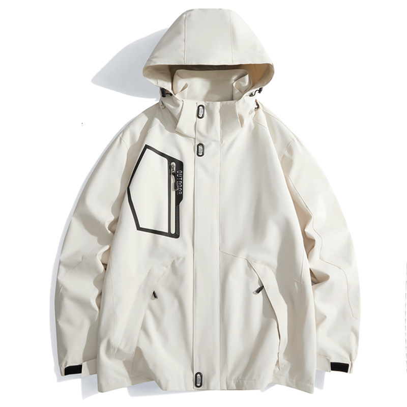 Roland Tiger Outdoor Couple Hiking Off-Road Team Custom 2025 Spring Autumn Four Seasons Wearable Windproof Single Layer Jacket Waterproof