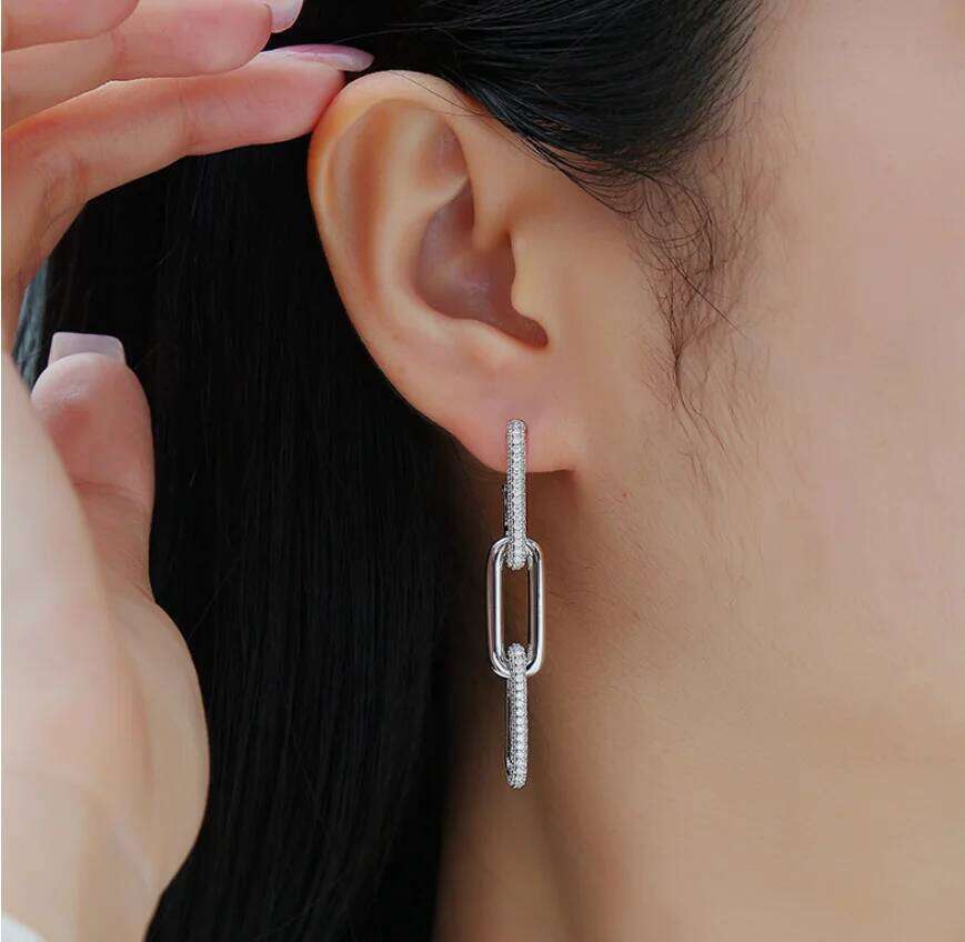 Real D Color Moissanite Diamond GRA Certified 925 Sterling Silver Sparkling Smile Stud Earrings for Women Jewelry Gift 048