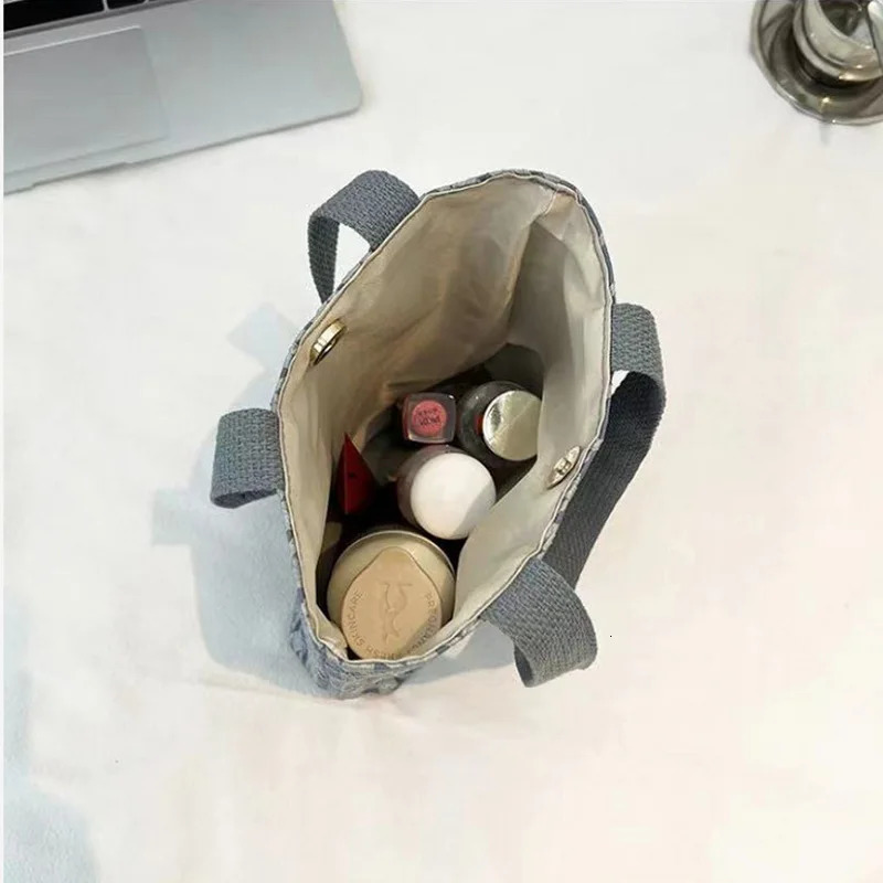 Pouches Bag Shoulder Tote Womens Cosmetic Bag Shopper Lunch Bags for Womens Canvas Cosmetic Organizer Pink Cute 251225