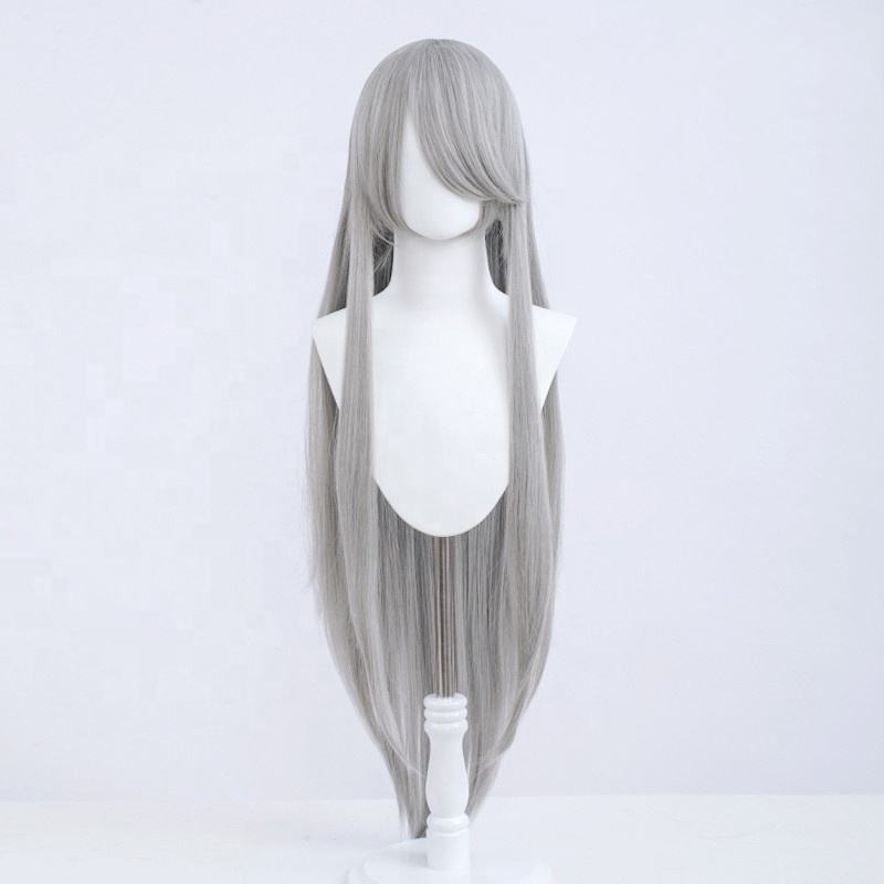 Wholesale 100cm Straight Wigs for Cosplay in Multiple Colors MSN Peluca Synthetic Anime Heat-Resistant Wigs