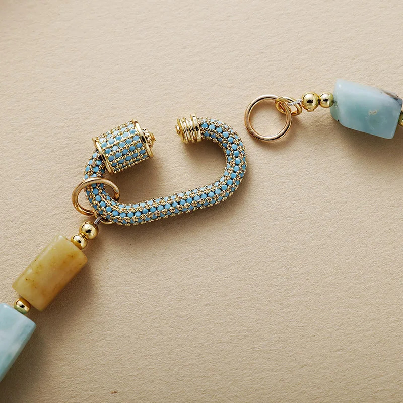 Minimalist Aesthetic Natural Stone ite Handmade Brass Charm Elegant Choker Necklaces Bohemia Woma Jewelry 251223