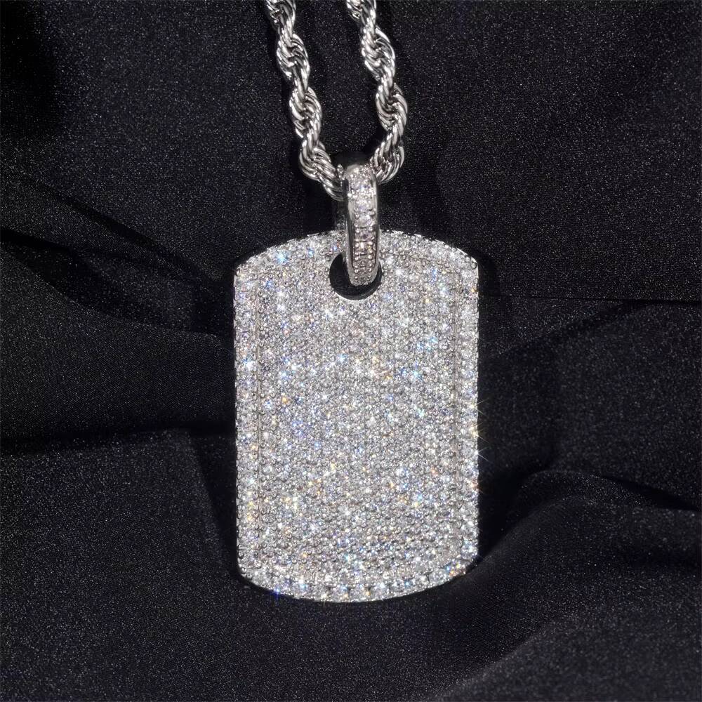 Hot-selling Hip Hop Personalized 925 Silver Vvs Moissanite Trendy Pendant