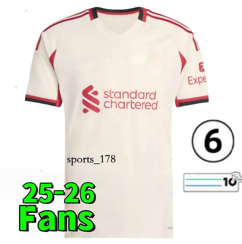 25 26 LFC socce r jerseys ISAK SALAH AL LISTER ALEXANDE R-ARNOL D LUIS DIAZ GAKPO DARWIN SZOBOSZLAI jersey fans player 24 25 26 football shirt Mens Kids Kit so