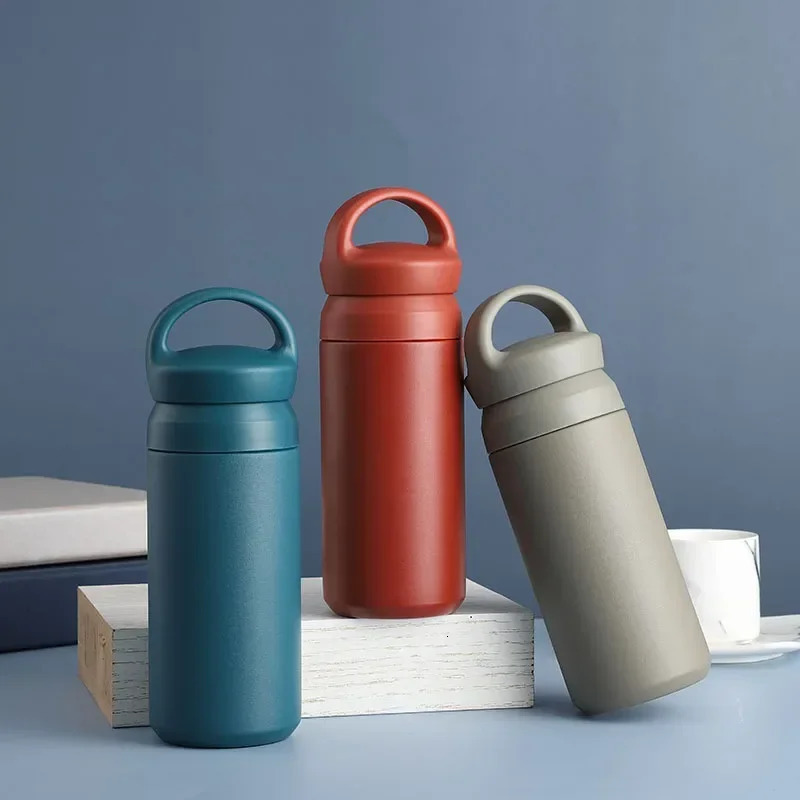 350/500ml Stainless Steel Thermal Water Bottle High-capacity Protable Vacuum Tumbler Durable Thermos Insulated Filter Drinkware 251222 W260226