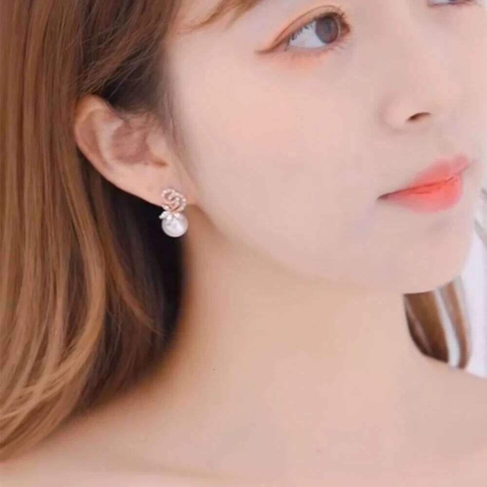 ZAKOL AAA Cubic Zirconia Round Imitation Pearl Earrings for Women Unique Fashion Wedding Jewelry